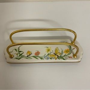 Vintage Limoges France porcelain mail holder（2200）